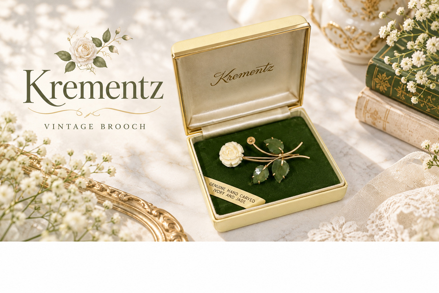 Krementz（クレメンツ）ヴィンテージブローチの買取実績