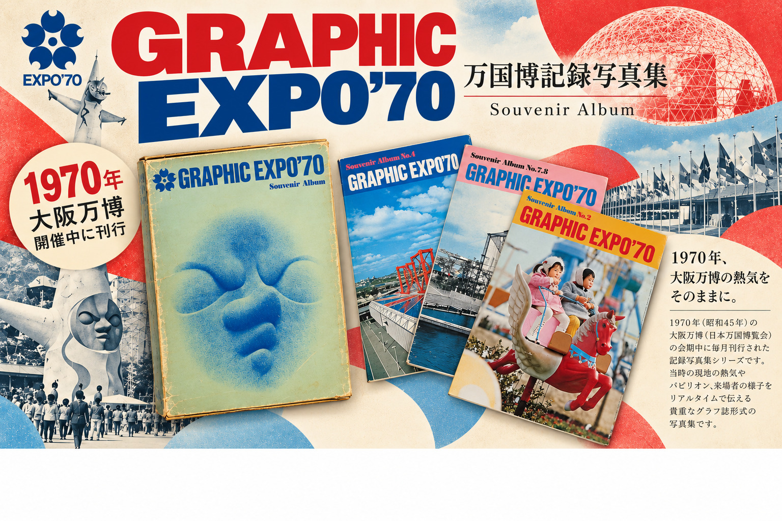 万国博記録写真集 GRAPHIC EXPO’70の買取実績